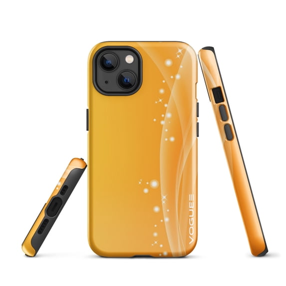 VOGUE GOLDEN Tough Case for iPhone® (Glossy, iPhone 13)