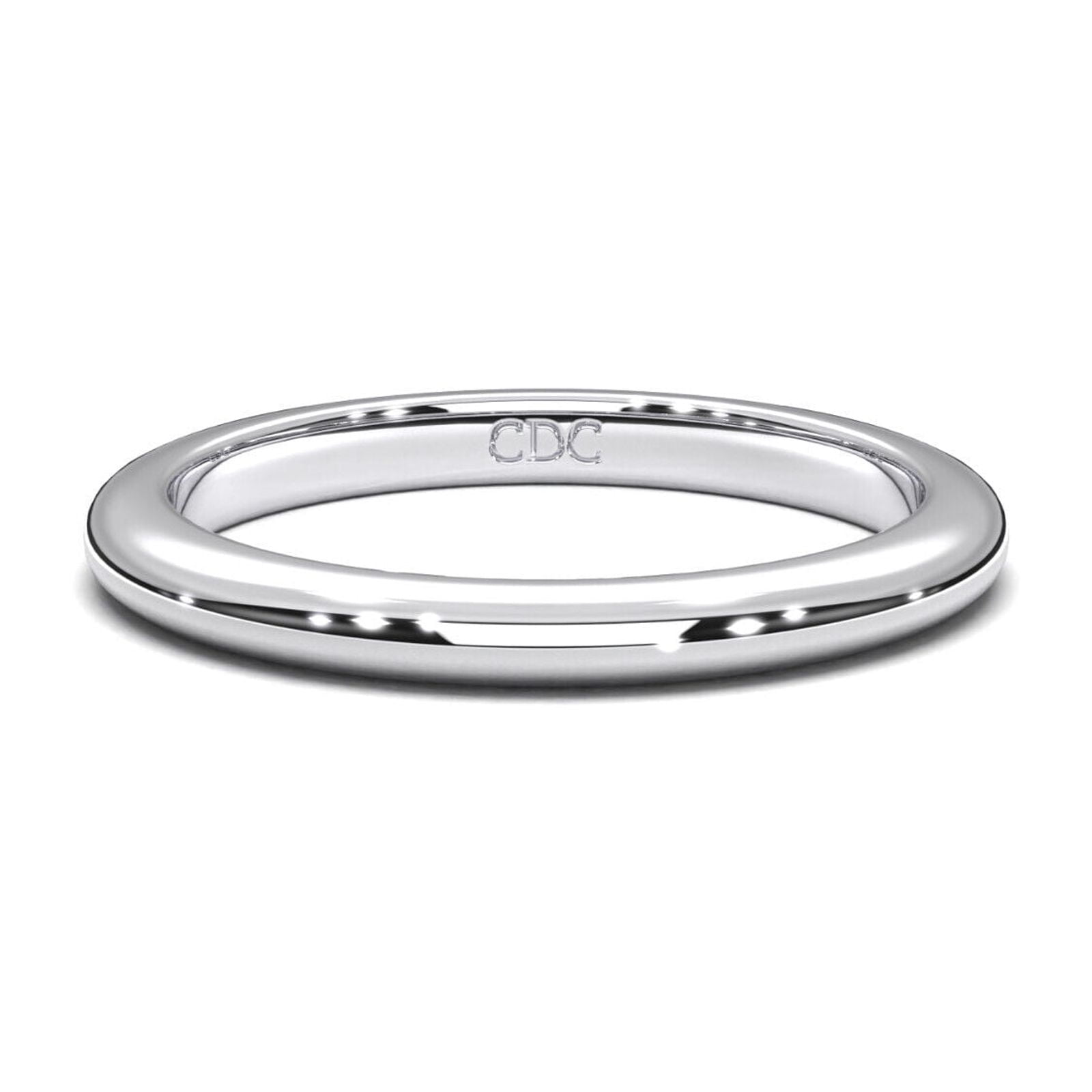 Stamped Inside Marking For Platinum Wedding Band Platinum Ring