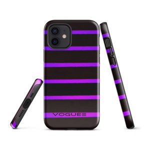 VOGUE VIOLET Tough Case for iPhone® (Glossy, iPhone 12)