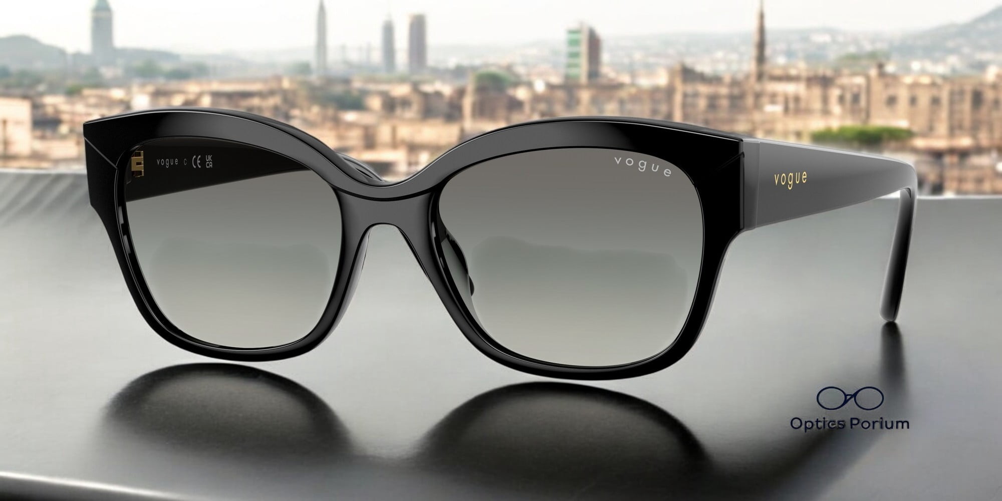 Vogue sunglasses women Sunglasses VO5625S - Dark Havana - Dark Brown - Nylon  main image 4