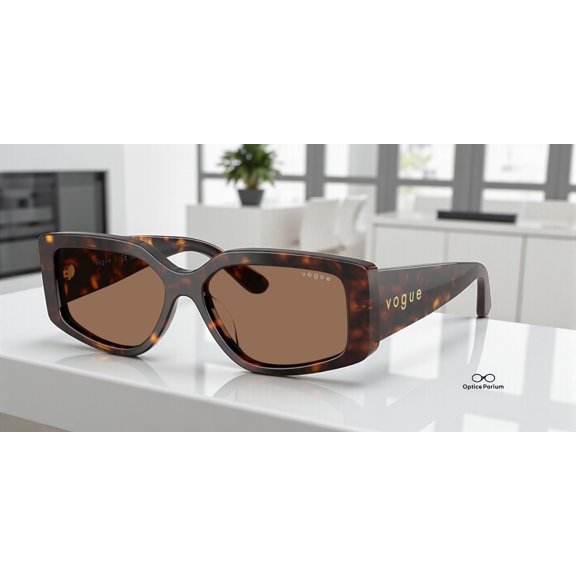 VOGUE VO5642SU W65673 Dark Havana Dark Brown 55 mm Women's Sunglasses