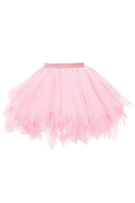 Skirt Sales Clearance Womens High Quality Pleated Gauze Short Skirt Adult Tutu Dancing Skirt, Vintage Style