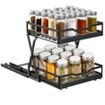 VOGWOLTH Pull Out Spice Rack Organizer, Collapsible Spice Rack Pull Out