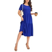 sachin and babi light blue dress Cupshe Sunshine Lover Floral Casual Dress main image 1