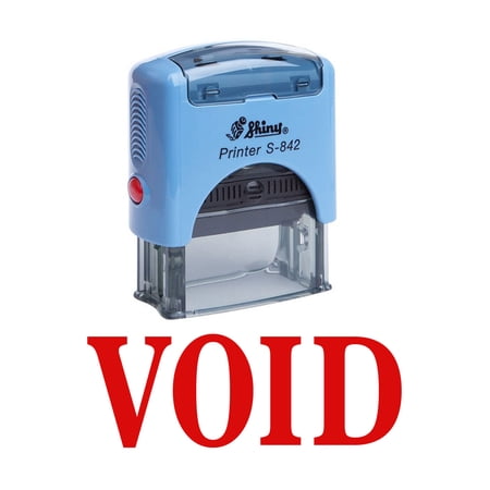 VOID Self Inking Rubber Stamp Office Stationary Custom Shiny Stamp