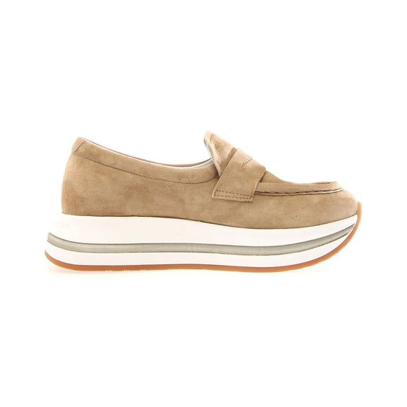 VOILE BLANCHE Merry Leather Loafer, 40, Brown