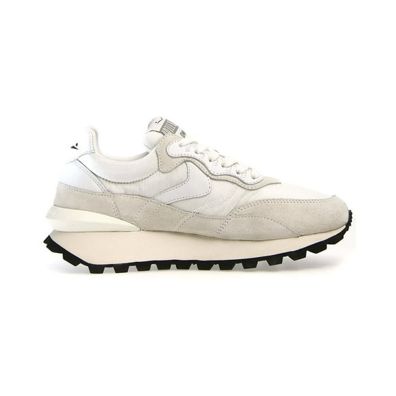 VOILE BLANCHE Qwark Hype Leather Sneaker, 35, White