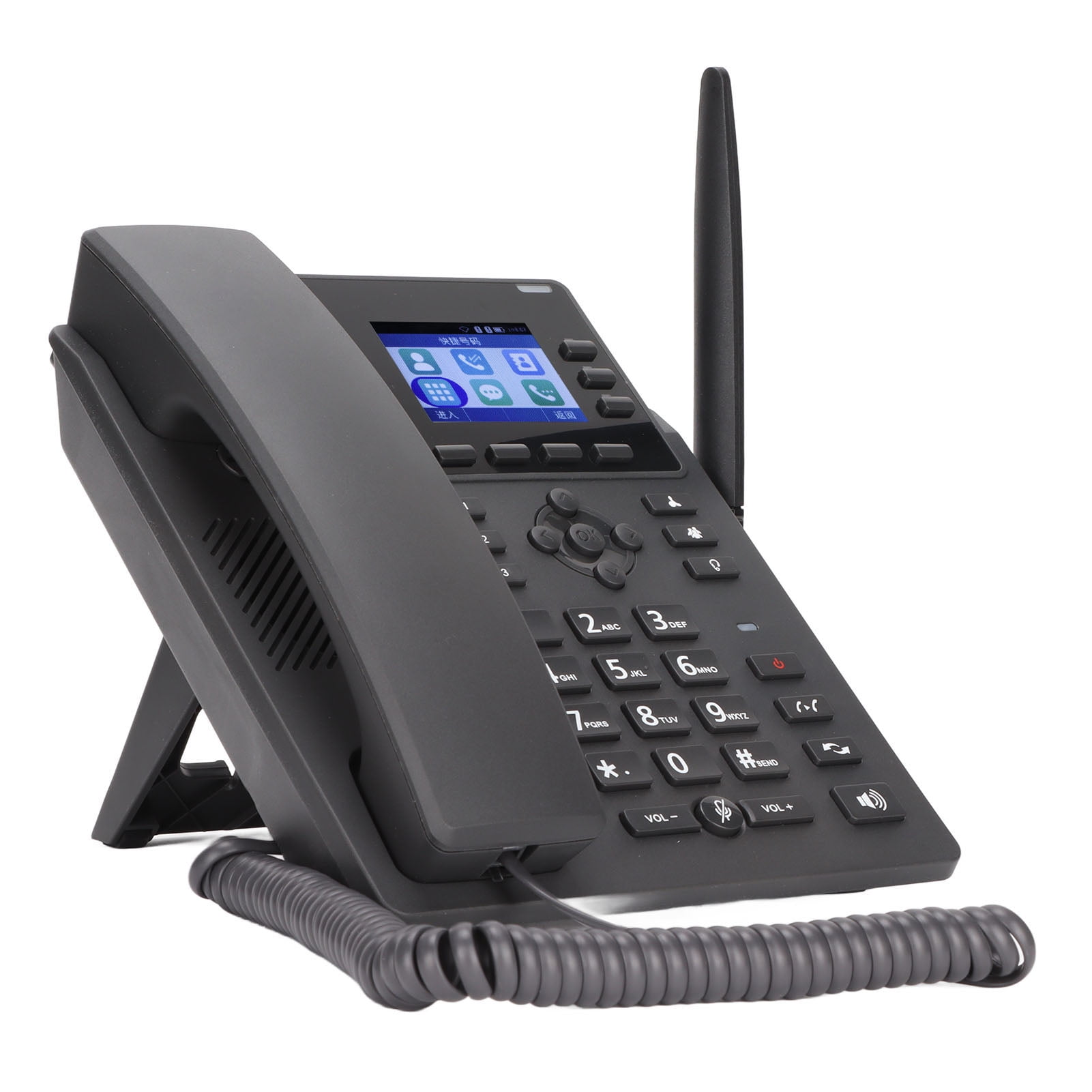 VOIP Phones, WiFi 2.4 Inch Color Display VOIP Phone, Supports 4G VOIP, Hotspot Sharing, 3 Lines