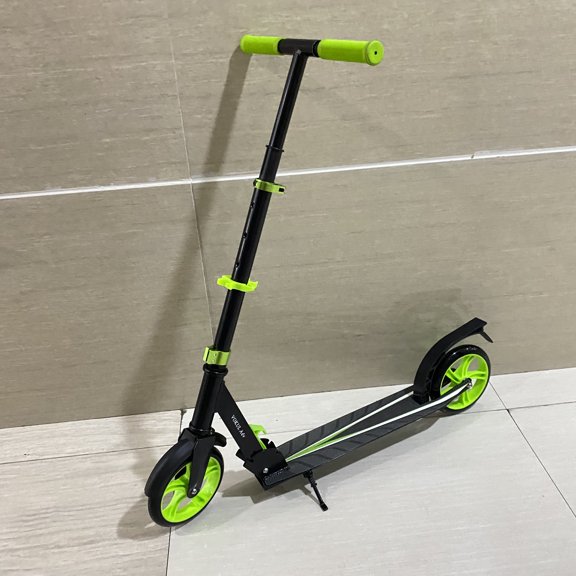 VOKUL Adv Toy scooters,Scooter , Teenagers & Adults - 2-Wheel Folding Scooter with Adjustable T-Bar Handlebar - Alloy Anti-Slip Deck