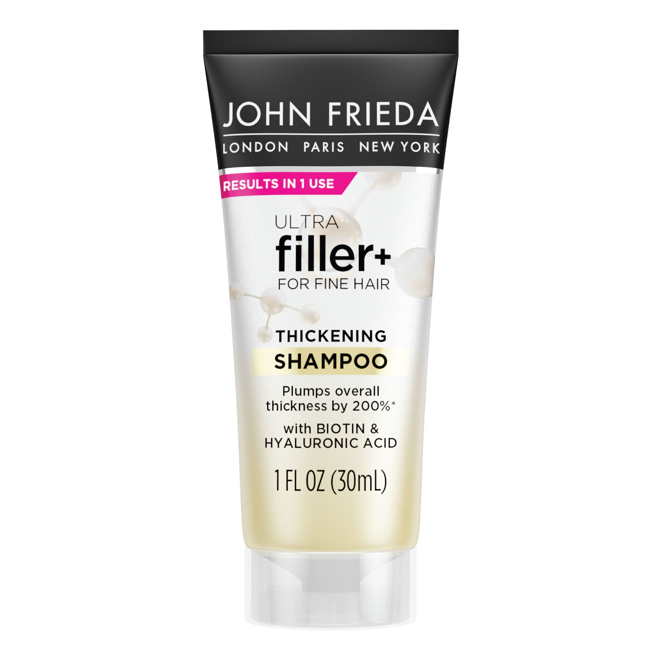 John Frieda ULTRAfiller+ Thickening Shampoo for Fine Hair, Volumizing Shampoo, 1 oz  (图1)