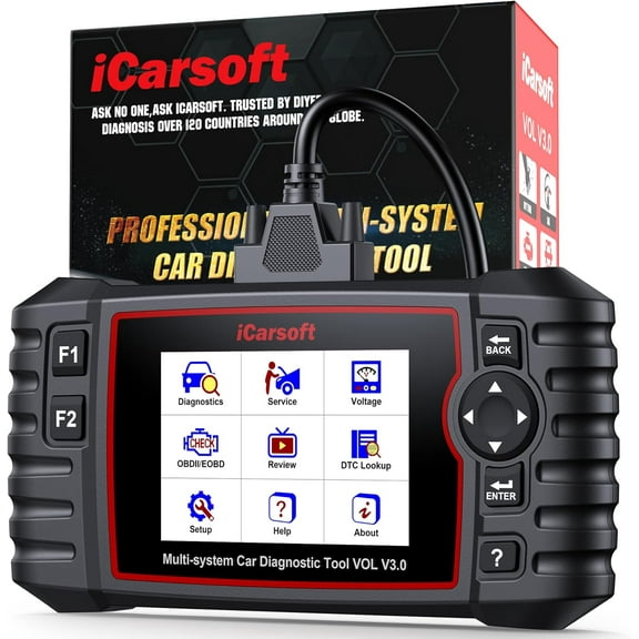 VOL V3.0(New Ver) Bidirectional Diagnostic Scan Tool for Volvo/SAAB OBD2 Scanner, All System Diagnose, 29 Resets(239 Sub - Services) /Actuation Test/Battery Registration Tool - Free Update