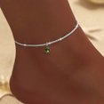thumbnail image 1 of VOLALO Summer Rope Chain Anklets, Elegant Glitter Zinc Alloy Anklet for Women & s, Jewelry for Beach Party, Daily Clothing Decor, Trendy All-match & Exquisite Jewelry for Birthday Gift, 1 of 5