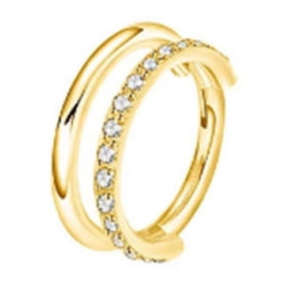 VOLALO Titanium Micro Gem Hinged Nose Hoop Beauty Jewelry