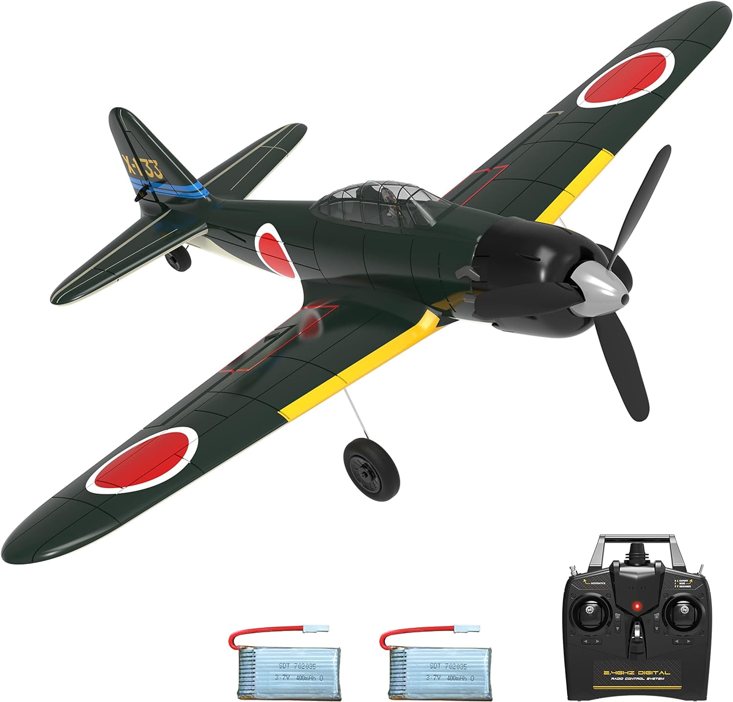 VOLANTEXRC RC Plane 4-CH Remote Control Airplane Ready to Fly Zero ...