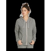 VOLCOM $59 Womens New Gray Heather Zippered Hooded Long Sleeve Sweater XS B+B