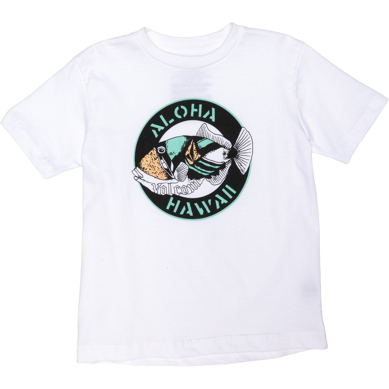 VOLCOM BOYS SHIRT - ALOHA SZ 4T - WHITE - TOP TEE SHIRT - Walmart.com