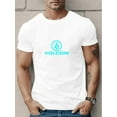 thumbnail image 1 of VOLCOM Men'S Casual Crew Neck T-Shirt, Short Sleeve Regular Fit Polyester Tee with Alphabet Applique, Summer Night Out Top, 100% Polyester Knit Fabric, Slight Stretch - Regular Length Tee For Adult,, 1 of 8