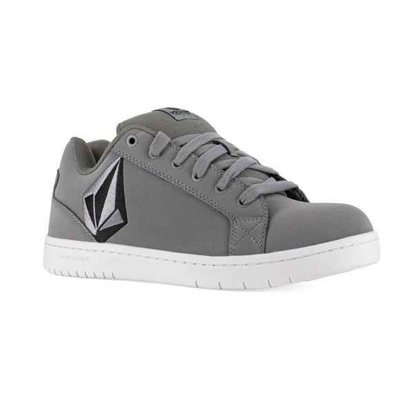 VOLCOM WORKWEAR Mens Composite Toe Skate Work Shoe Grey Black VM30468