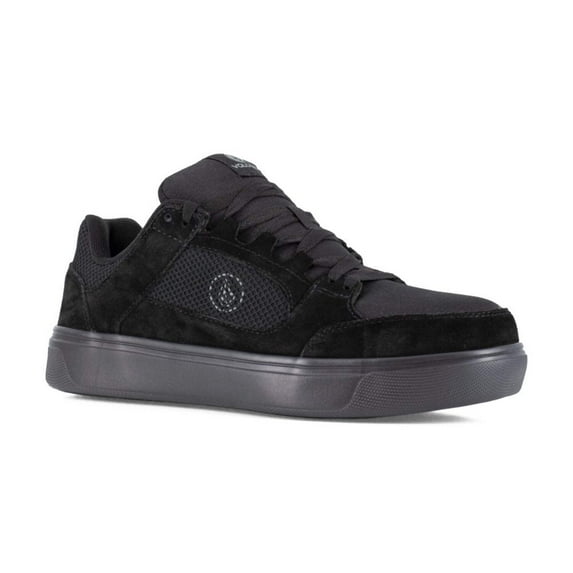 VOLCOM WORKWEAR Women's Evolve Skate Inspired Composite Toe EH Work Shoe Triple Black - VM30232F