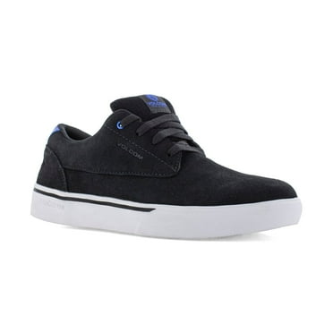 VOLCOM WORKWEAR Womens True Skate Inspired Composite Toe EH Work Shoe Black/Blue - VM30110F BLACK