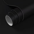 thumbnail image 1 of VOLEAAR Black Contact Paper 15.7 x 393.7 Inches Pure White Peel and Stick Wallpaper Vinyl Self Adhesive Waterproof Solid Color Wall Paper for Cabinet Shelf liner Room Walls Covering Decorative, 1 of 7