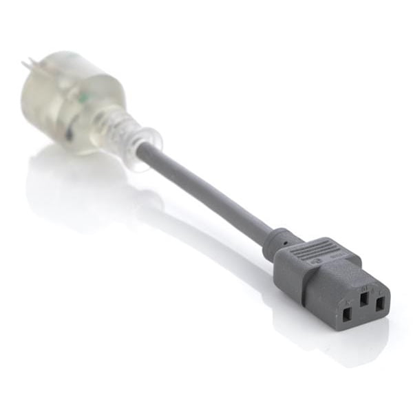 VOLEX 17510A 8 B1, AC Power Cords 14/3 SJT 125V HOSPTL 10FT (3.1m) GRAY