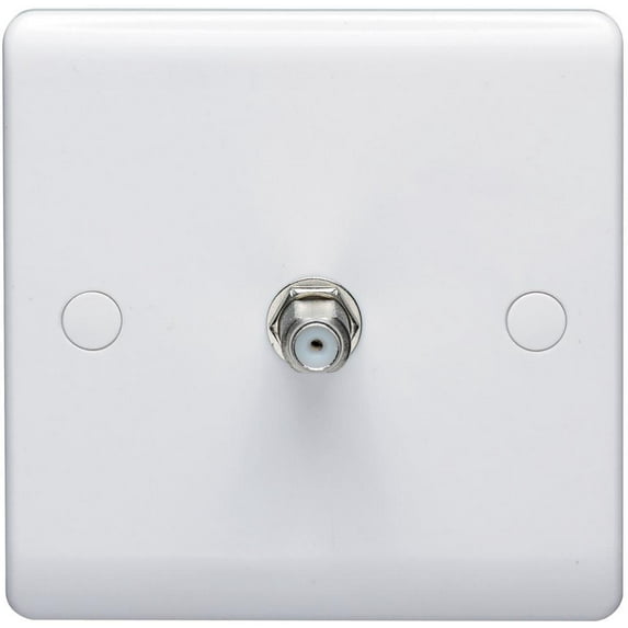 VOLEX ACCESSORIES - 1-Gang F-Type Satellite Socket