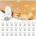 VOLISUN 24 Pack 6 Inch Recessed Lighting, 5CCT LED Recessed Light with
