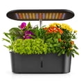 thumbnail image 1 of VOLIVO Indoor Hydroponic Growing System, 10 Pods Plant Germination Kit and 3.6L Water Tank, Auto Timer LED Grow Light for Herbs & Vegetables, 1 of 7