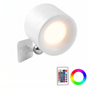 VOLIVO Wall Sconces, Rechargeable Wall Light with 3 Color Modes & RGB, Magnetic 360  Rotation, for Bedroom Reading Bedside