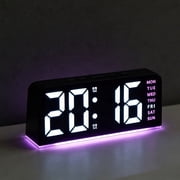 VOLIVO Desk Digital Clock with Night Light, Small Alarm Clocks for Bedrooms, Kids, Heavy Sleepers