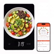 VOLIVO Smart Nutrition Food Scale, 11lb Digital Kitchen Scale, Track Calorie Fat Carb Proteinync with App, for Weight Management & Meal Preparation