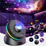 VOLIVO 13-in-1 Galaxy Projector, Usb-C Powered Planetarium Night Light Projector, LED Space Mood Lamp for Home Ceiling Decor