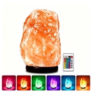 VOLIVO Himalayan Salt Lamp, 16 Colors LED Remote Control Salt Rock Lamp, Natural Salt Lamps Night Lights for Bedroom, Livingroom