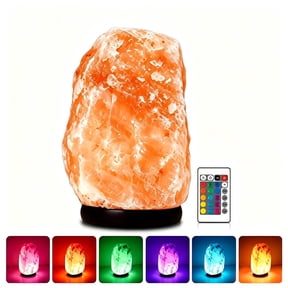 VOLIVO Himalayan Salt Lamp, 16 Colors LED Remote Control Salt Rock Lamp, Natural Salt Lamps Night Lights for Bedroom, Livingroom