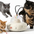 thumbnail image 1 of VOLIVO Interactive Automatic Cat Toys with Laser Pointer,Feather, Motion sensing, Rechargeable Indoor Playing Supplies for Kittens, 1 of 6