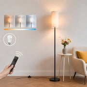 VOLIVO Floor Lamp for Living Room, Dimmable Standing Lamps with Remote Control, 3000K-6000K, 9W LED Bulb Included, for Living Room, Bedroom, Office