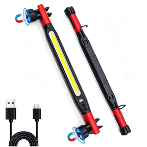 VOLIVO LED Work Light Bar, Rechargeable Lamp with Strong Magnet and Hanging Hook, Portable Work Light for Car Repair, Garage, Workshop