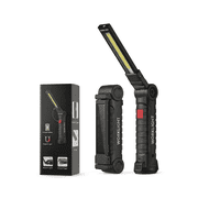 VOLIVO 2 Pack LED Work Light, Rechargeable Work Lights with Magnetic Base, 360  Rotating Head, Portable Work Light for Repairs, Barbecue, Outdoors