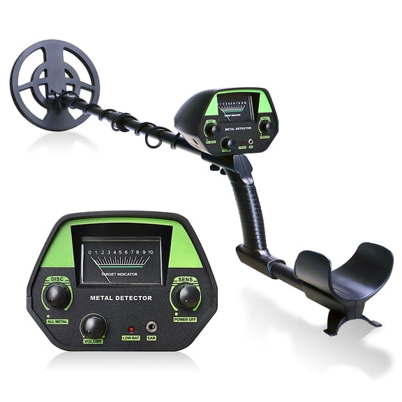 VOLIVO Metal Detector  High Accuracy, 2 Professional Modes, 8" IP68 Waterproof Coil, Adjustable Handle  for Gold, Silver, Beach & Treasure Hunting Bounty