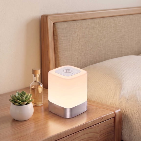 VOLIVO LED Night Light, 3 Color Temperatures & Dimmable, Portable Rechargeable Touch Lamp, Eye-Caring, Hangable for Bedroom, Living Room