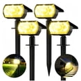 thumbnail image 1 of VOLIVO Solar Outdoor Lights, 64 LEDs, 3 Brightness Modes, Dusk to Dawn Sensor, Waterproof, Decorative for Yard Patio Garden Walkway, 4 Pack,Warm White, 1 of 7