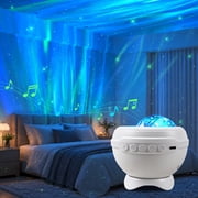 VOLIVO Color Changing Aurora LED Projector with Bluetooth Speaker, Usb Night Light Projector with Remote Control for Home Ceiling Decor