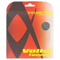 VOLKL Cyclone Tour | Tennis Racquet String | Spin & Control | Ten-sided co-polymer (Anthracite, 17, Set)