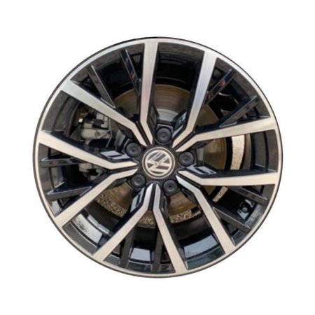 VOLKSWAGEN TIGUAN 2018 - 2021 MACHINED BLACK Factory OEM Wheel Rim (Not Replicas)