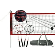 Competitor Volleyball and Badminton Combo Set by MD Sports
