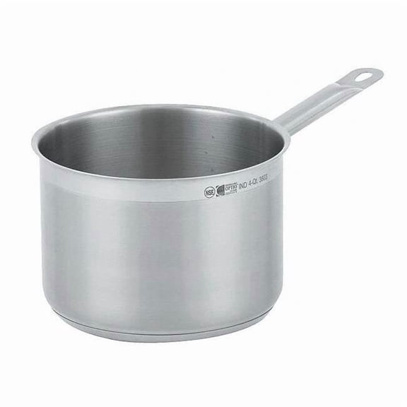 VOLLRATH 3806 Stainless Steel Sauce Pan, 6-3/4 Qt.