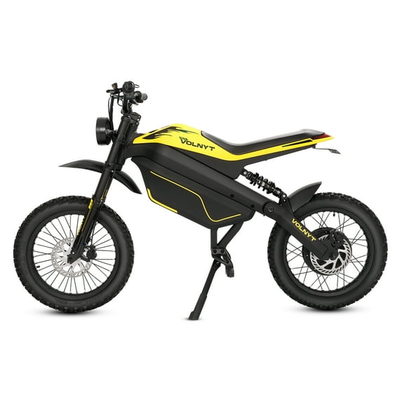 VOLNYT 48V 3000W 17" Electric Dirt Bike for Adult,38.4AH Samsung lithium battery,Men's Road Mountain Moped Ebike