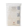 thumbnail image 1 of VOLO Hero Salt White Face Towel | Reusable Facial Wash Cloths | Makeup Remover & Post Shower Washcloths | Ultra Soft, Absorbent, Gentle, Fast Drying Nanoweave Fabric Face Towels | Microfiber 3PK, 1 of 4