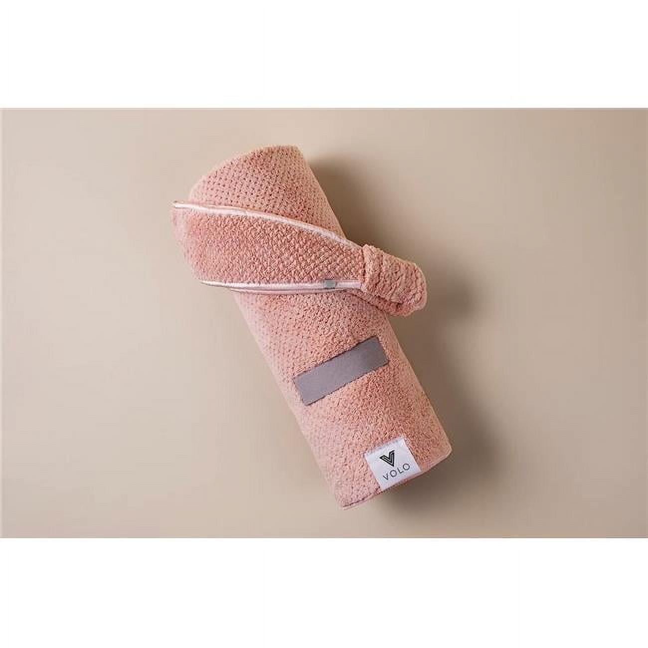 VOLO VHSHPB242 VOLO Hero Hair Towel & Headband BundleCloud Pink